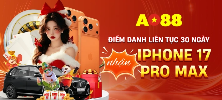 Điểm danh liên tục 30 ngày nhận iphone 17 pro max